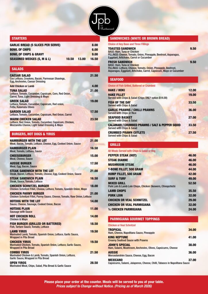 JPB 2026 menu page 2